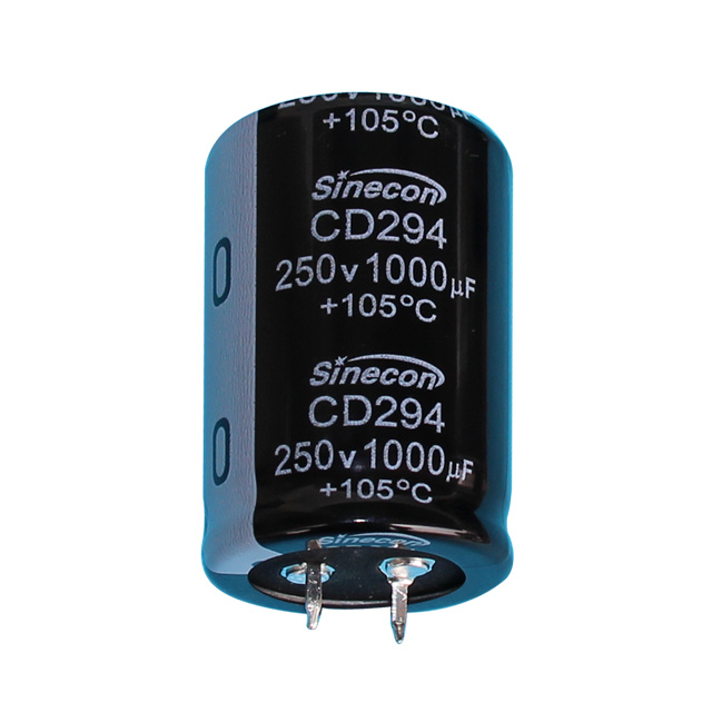 CD294 bersaiz kecil, kebocoran snap-in aluminium aluminium kapasitor