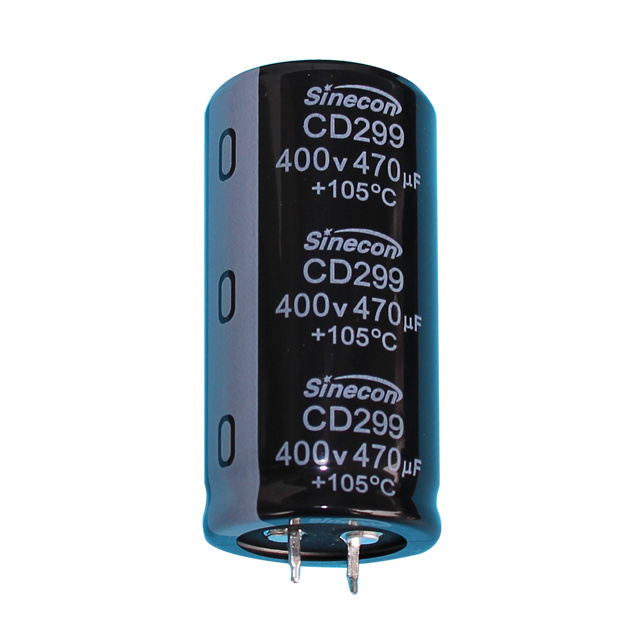 CD299 Ultra-Long Long, Lower Leakage Snap-in Aluminium Electrolytic Capacitor CD299 Ultra-Long Long, Lower Leakage Snap-in Aluminium Electrolytic Capacitor