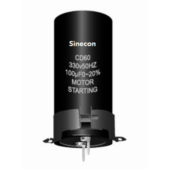 CD60 Skru standard aluminium aluminium kapasitor elektrolitik untuk memulakan motor CD60 Skru standard aluminium aluminium kapasitor elektrolitik untuk memulakan motor